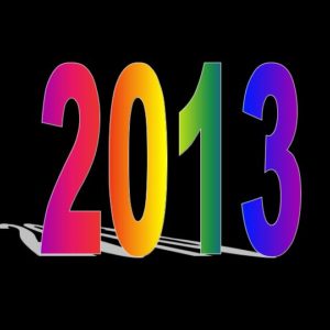 Year 2013 stylized
