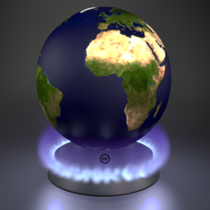 Earth on a Stove